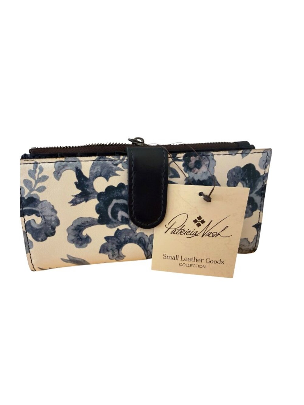 PATRICIA NASH NAZARI Genuine Leather Renaissance Revival print Wallet
